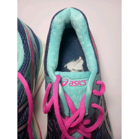 ASICS Gel Cumulus 18 Running Shoes Women's US 9.5 EUR 41.5 Blue Pink Color T6C8N - Picture 12 of 13